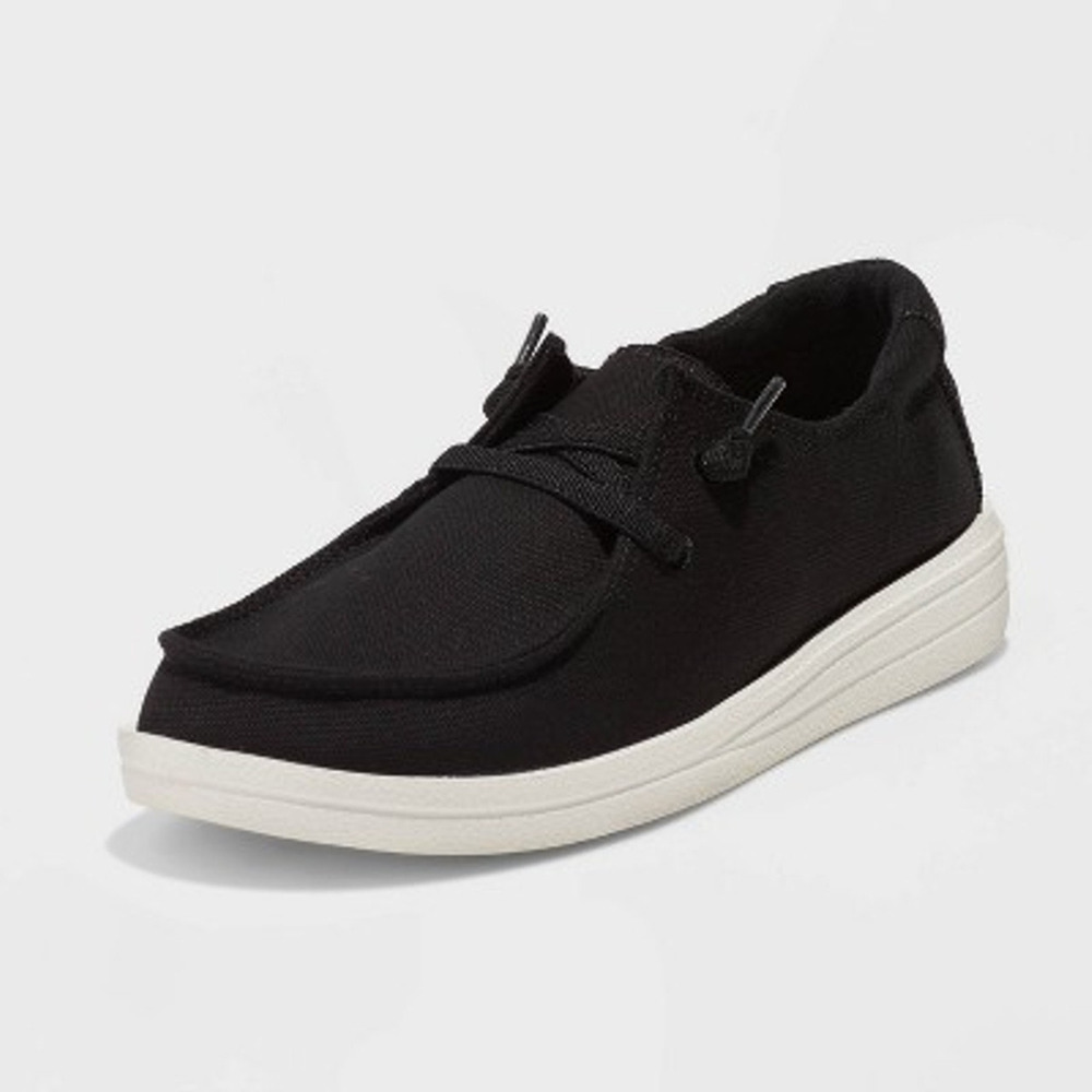 NEW Mad Love Women's  Lizzy Sneakers Lightweight Slip On - Black Size 7